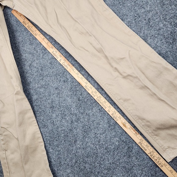 VTG Rockies Jeans Womens 16 Long Beige High Rise Relaxed Straight Western Denim - Picture 7 of 9